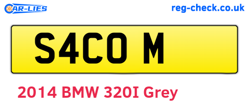 S4COM are the vehicle registration plates.