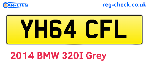 YH64CFL are the vehicle registration plates.