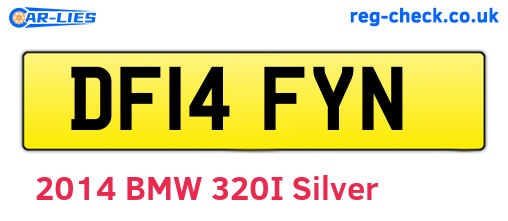 DF14FYN are the vehicle registration plates.