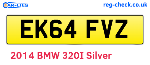EK64FVZ are the vehicle registration plates.