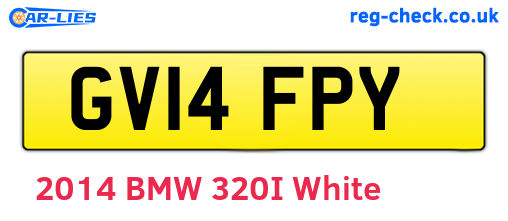 GV14FPY are the vehicle registration plates.