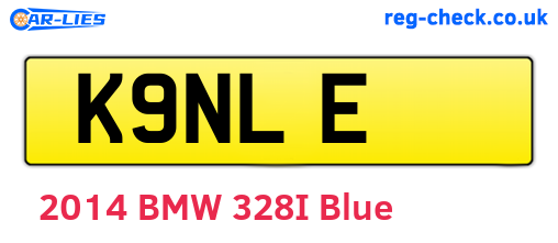 K9NLE are the vehicle registration plates.