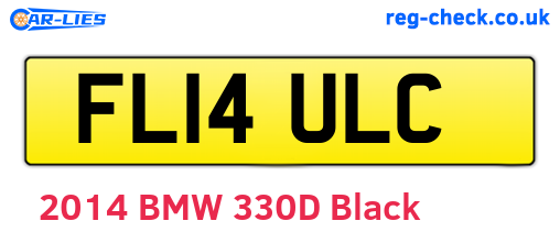 FL14ULC are the vehicle registration plates.