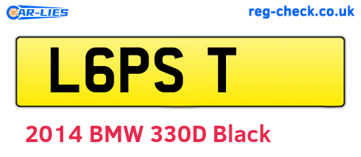 L6PST are the vehicle registration plates.