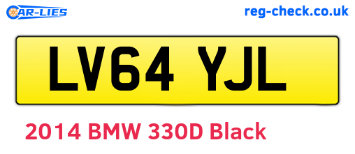 LV64YJL are the vehicle registration plates.