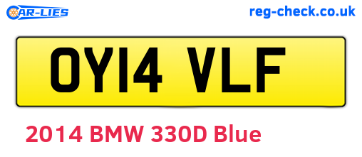 OY14VLF are the vehicle registration plates.