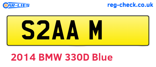 S2AAM are the vehicle registration plates.