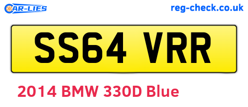 SS64VRR are the vehicle registration plates.