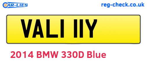 VAL111Y are the vehicle registration plates.