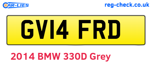 GV14FRD are the vehicle registration plates.