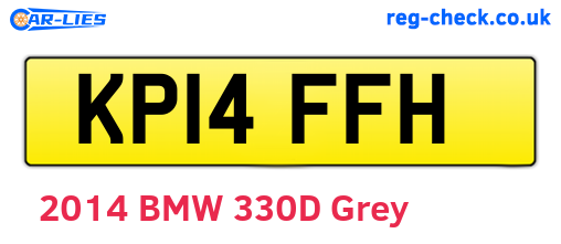 KP14FFH are the vehicle registration plates.