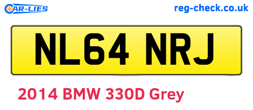 NL64NRJ are the vehicle registration plates.