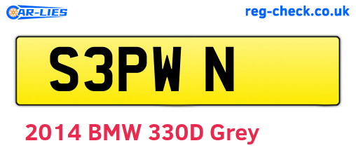 S3PWN are the vehicle registration plates.