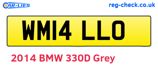 WM14LLO are the vehicle registration plates.