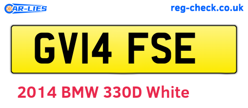 GV14FSE are the vehicle registration plates.