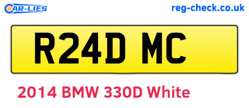 R24DMC are the vehicle registration plates.