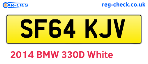 SF64KJV are the vehicle registration plates.
