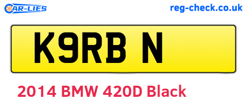 K9RBN are the vehicle registration plates.