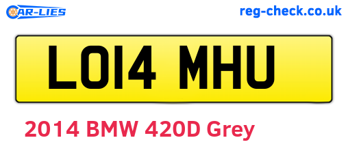 LO14MHU are the vehicle registration plates.