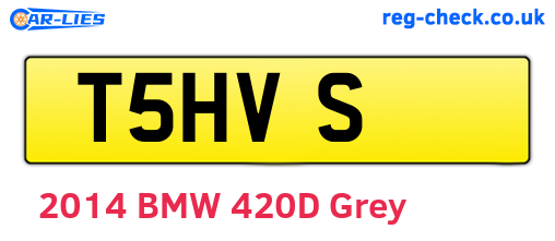 T5HVS are the vehicle registration plates.