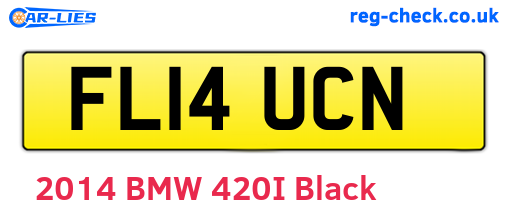 FL14UCN are the vehicle registration plates.
