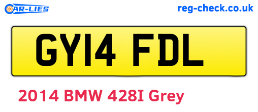 GY14FDL are the vehicle registration plates.
