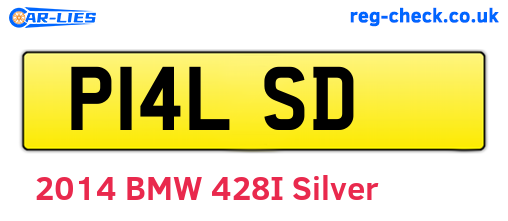 P14LSD are the vehicle registration plates.