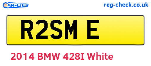 R2SME are the vehicle registration plates.