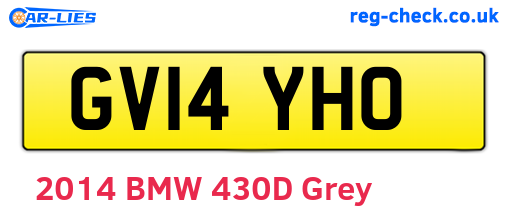 GV14YHO are the vehicle registration plates.