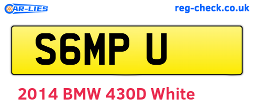 S6MPU are the vehicle registration plates.