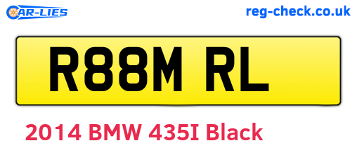 R88MRL are the vehicle registration plates.
