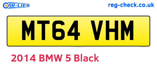 MT64VHM are the vehicle registration plates.
