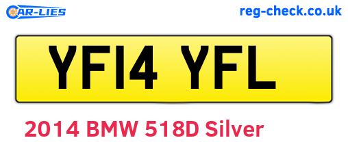 YF14YFL are the vehicle registration plates.