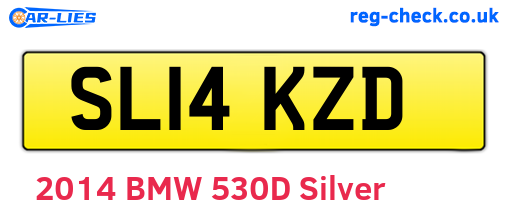 SL14KZD are the vehicle registration plates.