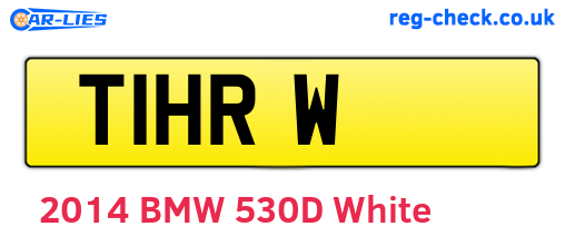 T1HRW are the vehicle registration plates.