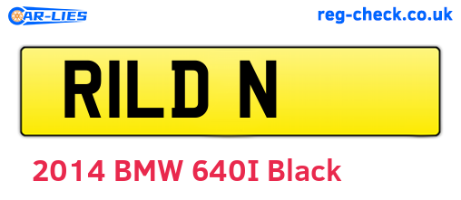 R1LDN are the vehicle registration plates.