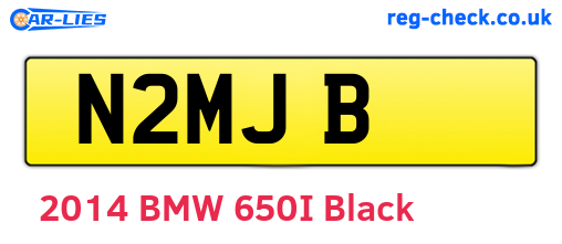 N2MJB are the vehicle registration plates.