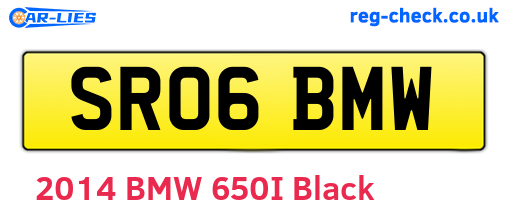 SR06BMW are the vehicle registration plates.