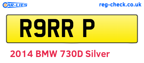 R9RRP are the vehicle registration plates.