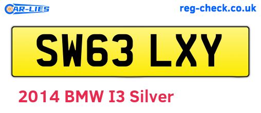SW63LXY are the vehicle registration plates.