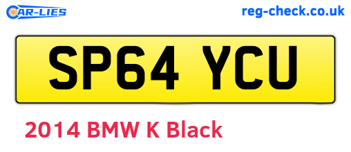 SP64YCU are the vehicle registration plates.