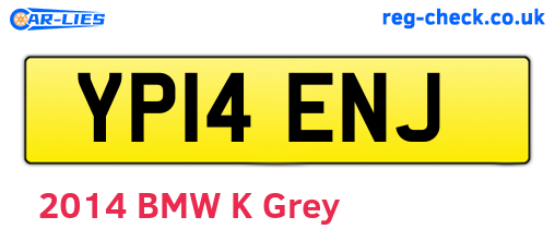 YP14ENJ are the vehicle registration plates.