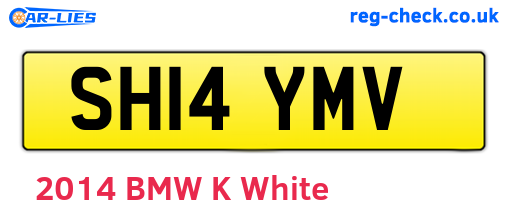 SH14YMV are the vehicle registration plates.
