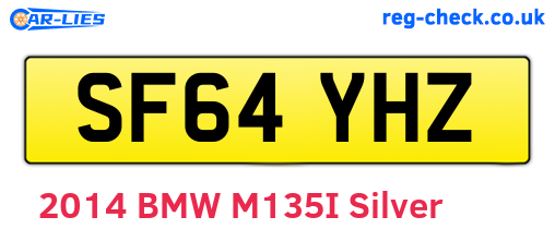 SF64YHZ are the vehicle registration plates.