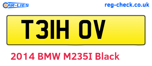 T31HOV are the vehicle registration plates.