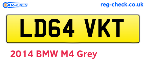 LD64VKT are the vehicle registration plates.