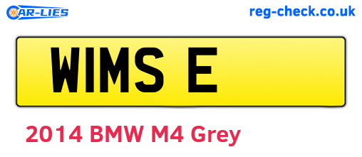 W1MSE are the vehicle registration plates.