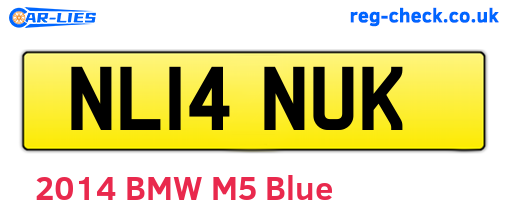 NL14NUK are the vehicle registration plates.