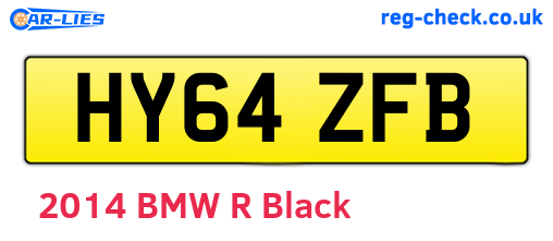 HY64ZFB are the vehicle registration plates.