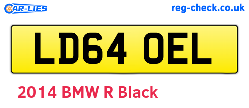 LD64OEL are the vehicle registration plates.